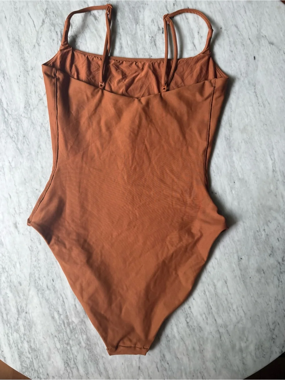 SKIMS Swim Square Neck Scoop One Piece